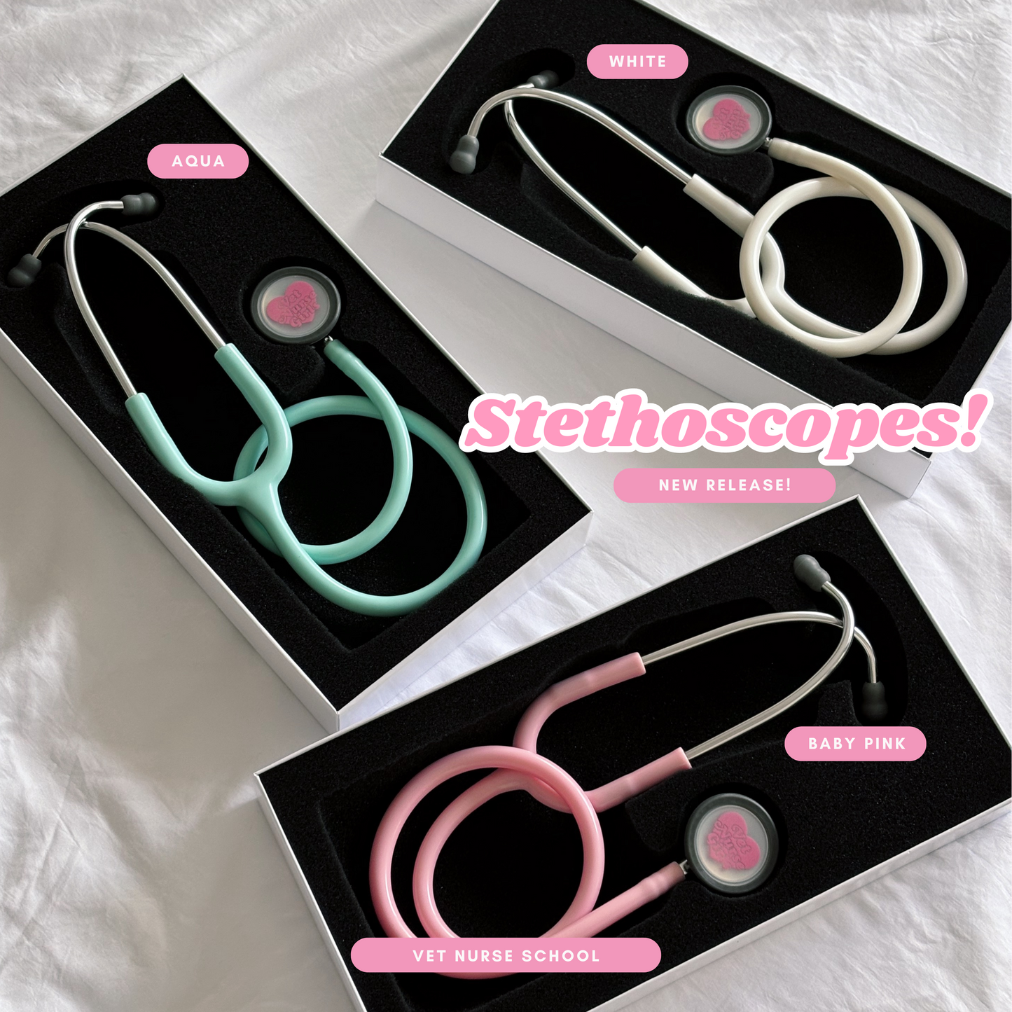 Stethoscope - Baby Pink