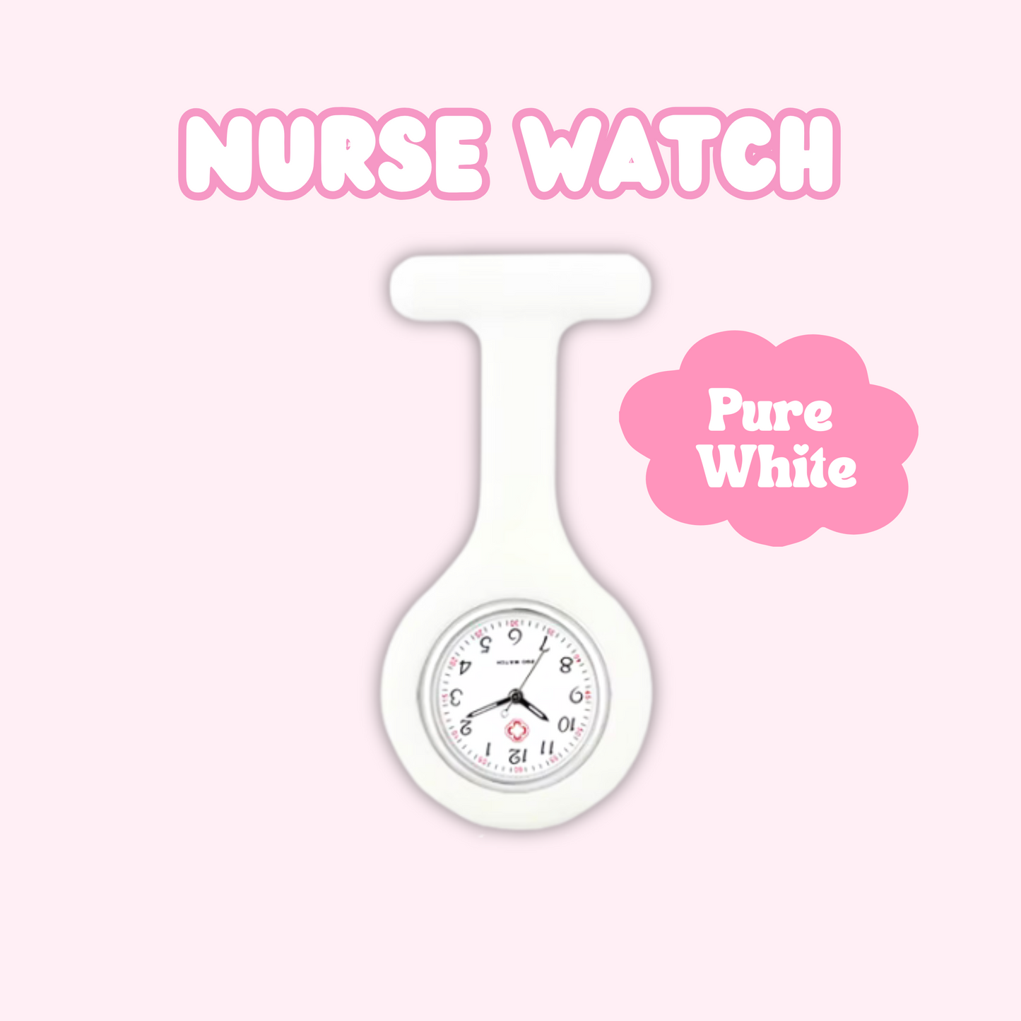 Vet Nurse Watch - Pure White